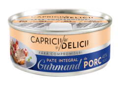 Pate ficat de porc Capricii si Delicii 115 gr